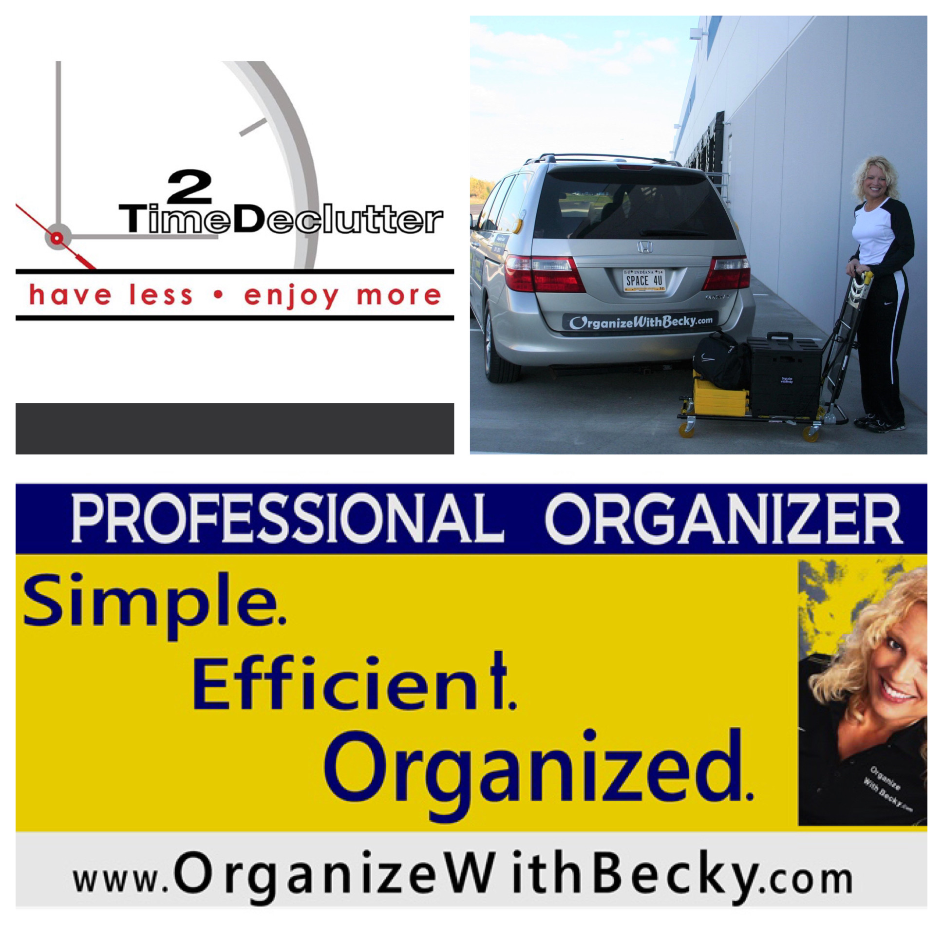 Organize With Becky business banner